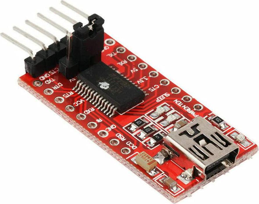 OUfdj, Mini FT232RL FTDI 3.3 5V USB to TTL Serial Converter Adapter Module Compatible with Arduino