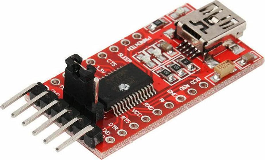 OUfdj, Mini FT232RL FTDI 3.3 5V USB to TTL Serial Converter Adapter Module Compatible with Arduino