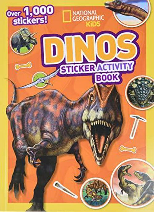 National Geographic Kids (Author), National Geographic Kids Dinos Sticker Activity Book: Over 1,000 Stickers!