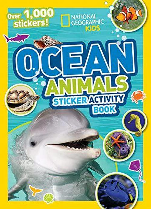 National Geographic Kids (Author), National Geographic Kids Ocean Animals Sticker Activity Book: Over 1,000Stickers!